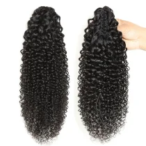 EVE Human Hair Clip-On Ponytail Wig JKLS-55547