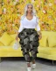 EVE Camouflage Print Ruffles Pant SHMF-6172