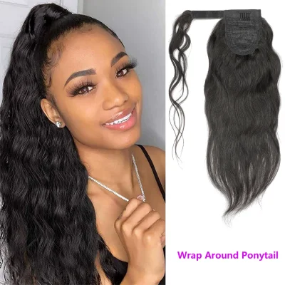 EVE Wrap Around Ponytail Natural Wave Human Hair JKLS-46984