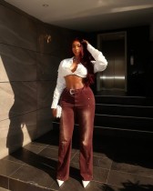 EVE Retro Belt Slim Jeans YRST-T086