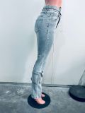 EVE Multi-pocket Slim Jeans SHMF-6200