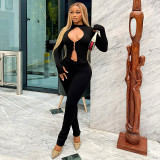 EVE Sexy Tight Top And Pants  Two Piece Sets GSBD-D25ST363