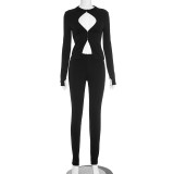EVE Sexy Tight Top And Pants  Two Piece Sets GSBD-D25ST363
