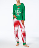 EVE Christmas Print Pajama Family Matching Set GSGS-0618#