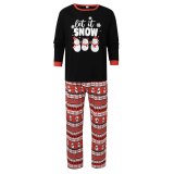 EVE Christmas Snowman Print Matching Family Pajama Set GSGS-0658
