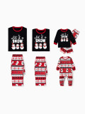 EVE Christmas Snowman Print Matching Family Pajama Set GSGS-0658