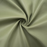 EVE Sexy Faux Leather Backless Mini Dress GSBD-D25DS434