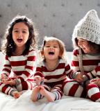 EVE Striped Print Parent-Child Homewear Set GSGS-0590