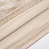 EVE Sexy Strappy Long Sleeve Top And Skirt Two Piece Set GSBD-D25ST362