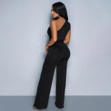 EVE Sleeveless Slash Neck Jumpsuit YF-20002