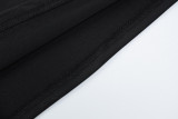 EVE Solid Color High Collar Slim Long Dress GAXB-P0292DS