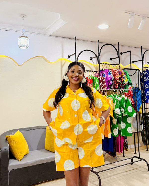 EVE Print Short Sleeve Shirt Two Piece Shorts Set GQZF-SH7012