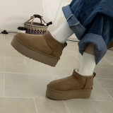 EVE Thick-soled Short Snow Boots (Heel height: 5CM)GDMX-53229