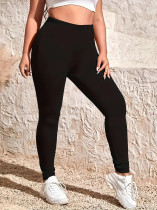 EVE Plus Size Solid Color Sport Yoga Pants YIM-444