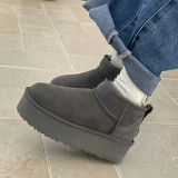 EVE Thick-soled Short Snow Boots (Heel height: 5CM)GDMX-53229