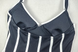EVE Contrast Color Patchwork Halterneck Mini Dress GJYO-JD303117