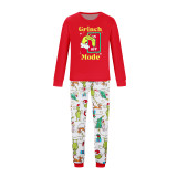 EVE Christmas Letter Print Matching Family Long-Sleeve Pajama Set GSGS-0865