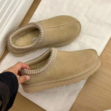 EVE Ethnic Style Flat Fur Shoes GDMX-3200