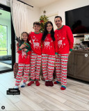 EVE Christmas Reindeer Print Matching Family Long-Sleeve Pajama Set GSGS-0721