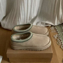 EVE Ethnic Style Flat Fur Shoes GDMX-3200