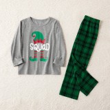 EVE Christmas Letter Print Matching Family Long-Sleeve Pajamas Set GSGS-0755