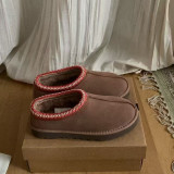 EVE Ethnic Style Flat Fur Shoes GDMX-3200