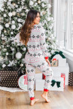 Christmas Print Family Matching Pajama Sets GSGS-0631#