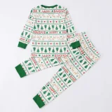 EVE Christmas Tree Print Matching Family Pajama Set GSGS-0815
