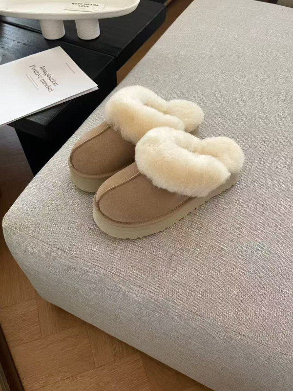 EVE Thick-soled Warm Fur Slippers (Suggest buying a size larger) GDMX-3283093