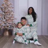 EVE Christmas Tree Print Matching Family Pajama Set GSGS-0815