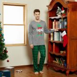 EVE Christmas Letter Print Matching Family Long-Sleeve Pajamas Set GSGS-0755