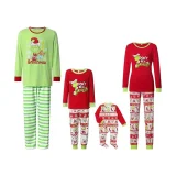 EVE Christmas Print Pajamas Parent-Child Set GSGS-0615