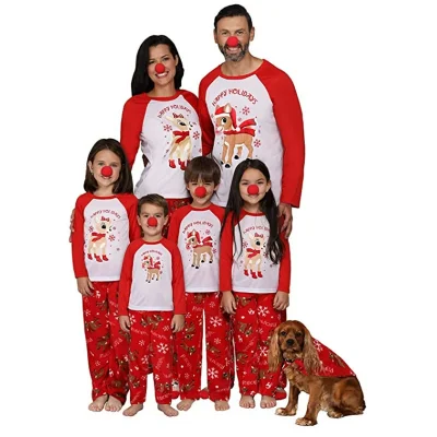EVE Christmas Reindeer Print Family Matching Set GSGS-0822