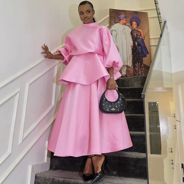 EVE Loose Solid Color Three Piece Skirt Set GANY-LB1418