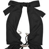 EVE Sexy Solid Color Tie Up Maxi Dress BY-7572