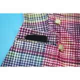 EVE Plaid Print Long Sleeve Blazer Pants 2 Piece Set YF-10952