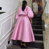 EVE Loose Solid Color Three Piece Skirt Set GANY-LB1418