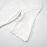 EVE Solid Color High Collar Tight Tops GSBW-Y25TP032