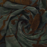 EVE Long Sleeve Print Tie Up Backless Maxi Dress GAXB-A646DS