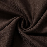 EVE Sexy Solid Color Halterneck Backless Mini Dress GSBW-Q24DS139