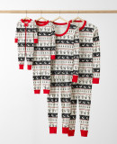 EVE Christmas Print Long Sleeve Matching Family Pajama Set GSGS-0656