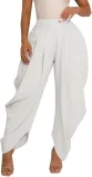 EVE Solid Color Wide Leg Flower Bud Pants GXHF-M80802