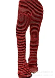 EVE Woolen Striped Sexy Slim-Fit Pants GXHF-Y22342