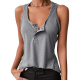 EVE Casual Solid Color Tank Tops GYOU-CX211220