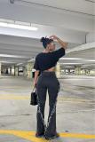 EVE Fashion Tassel Flare Jeans GXHF-M80923