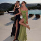 EVE Patchwork Mesh One Shoulder Split Maxi Dress GLAG-D5A20336F