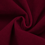 EVE Solid Color Velour Tube Top Dress GSZM-D25DS505