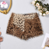 EVE Leopard Print Tassel Shorts GFRT-32770PBY
