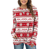 EVE Round-neck Long Sleeve Christmas Top GYOU-CX716