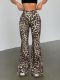 EVE Leopard Print Casual Flare Pants GYXN-73389